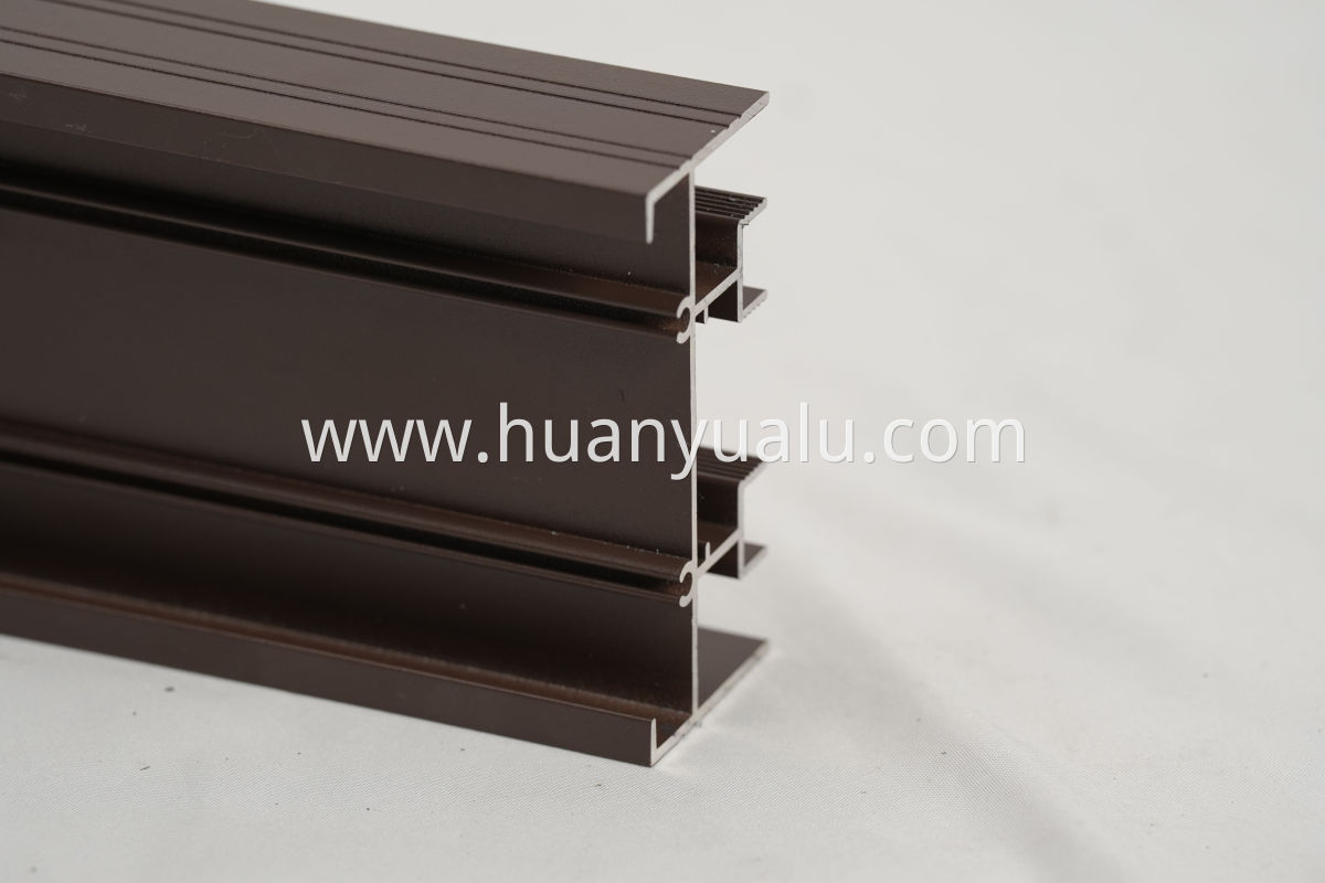 Spray painted door and window profiles